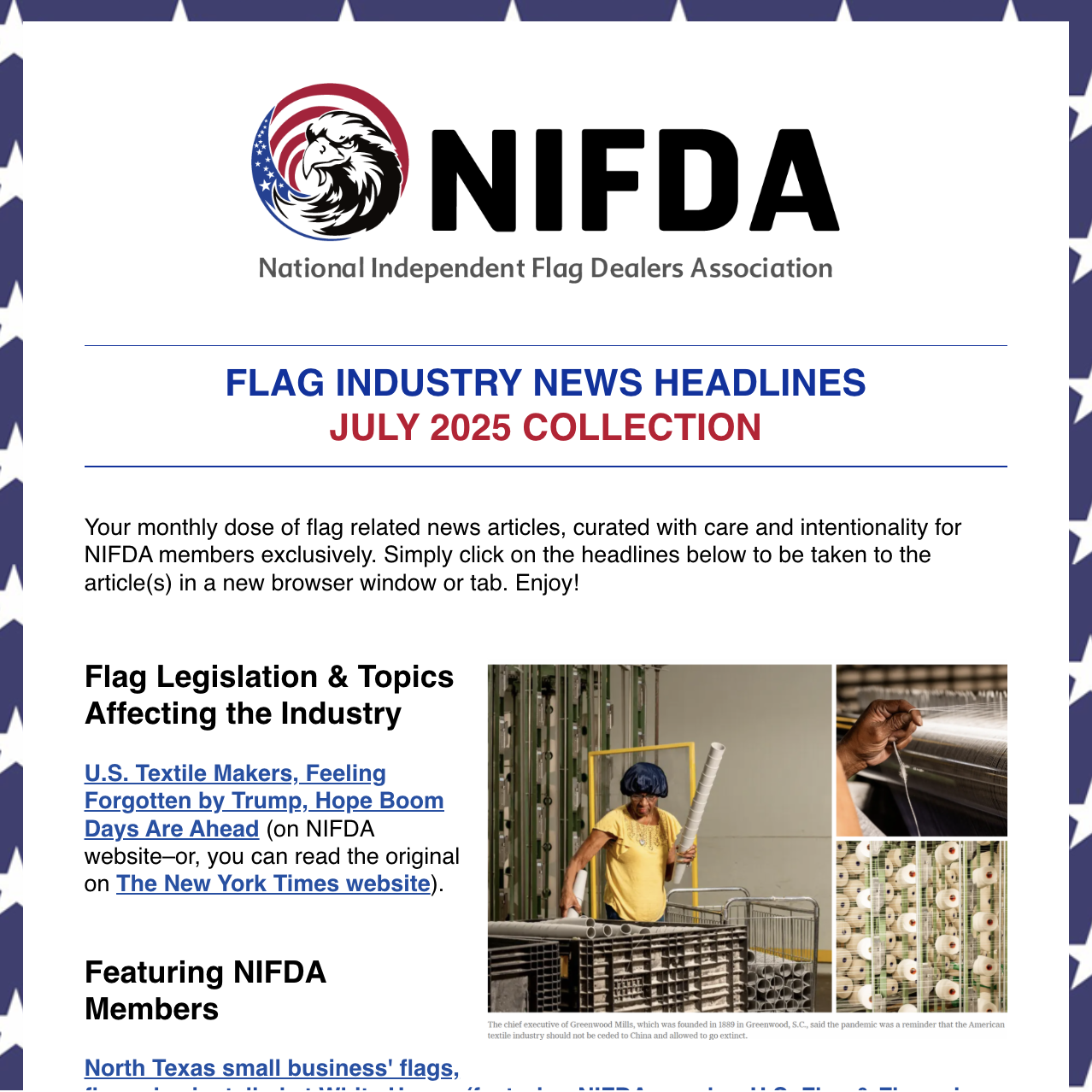 July 2025 Industry News