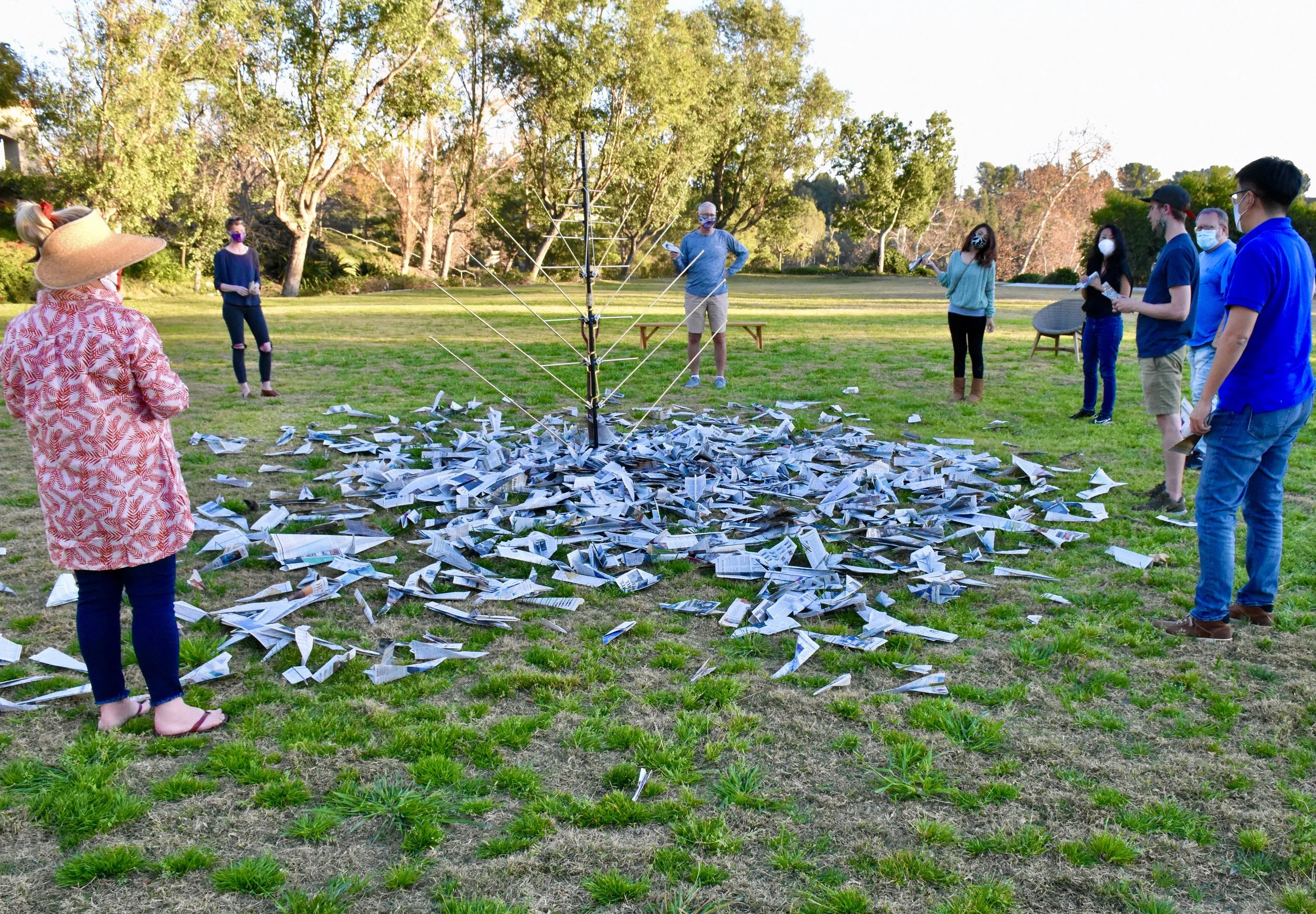 Denise serving at Artist in Residence Saddleback Church