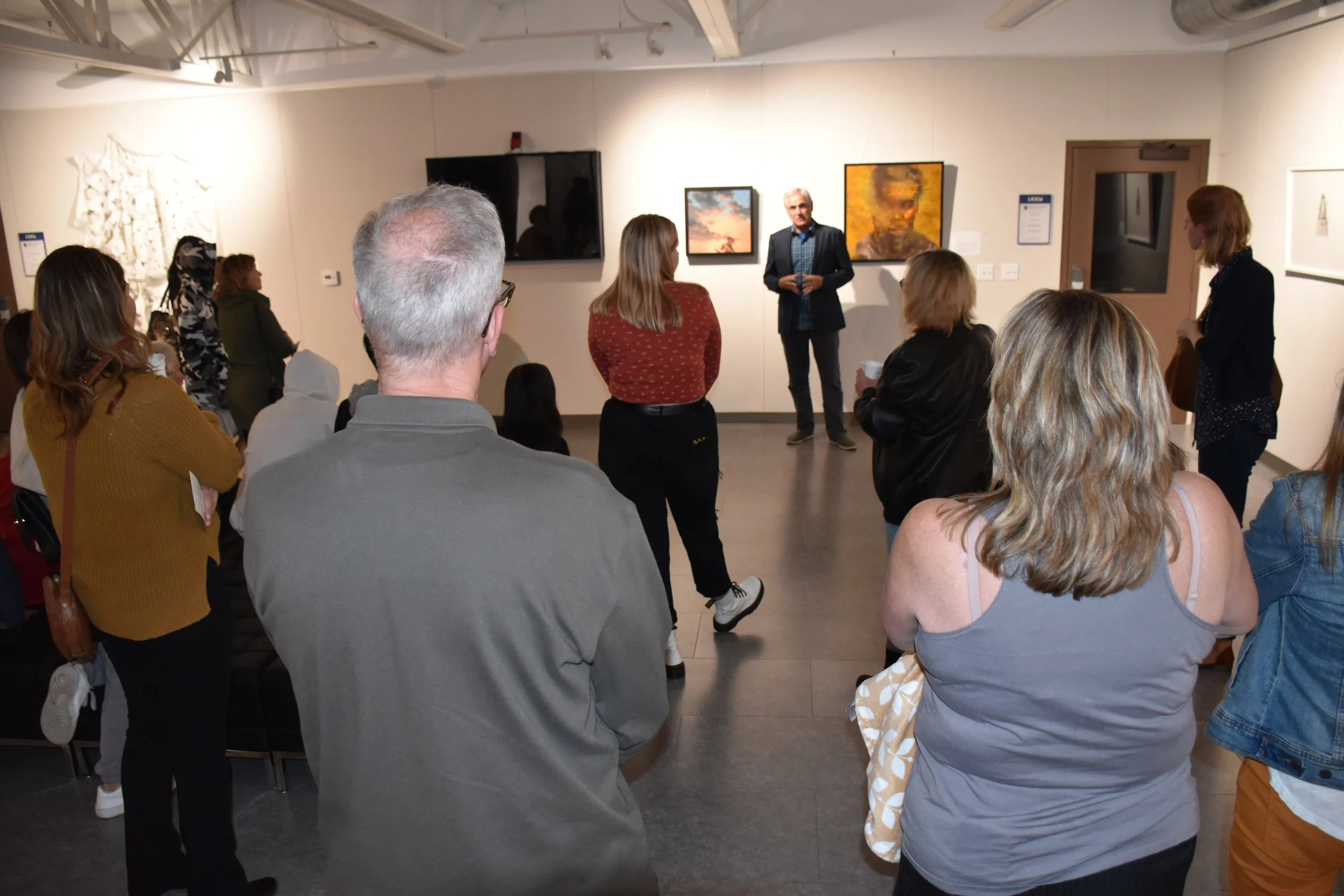 Opening reception with artists, students and our SEEDS friends!