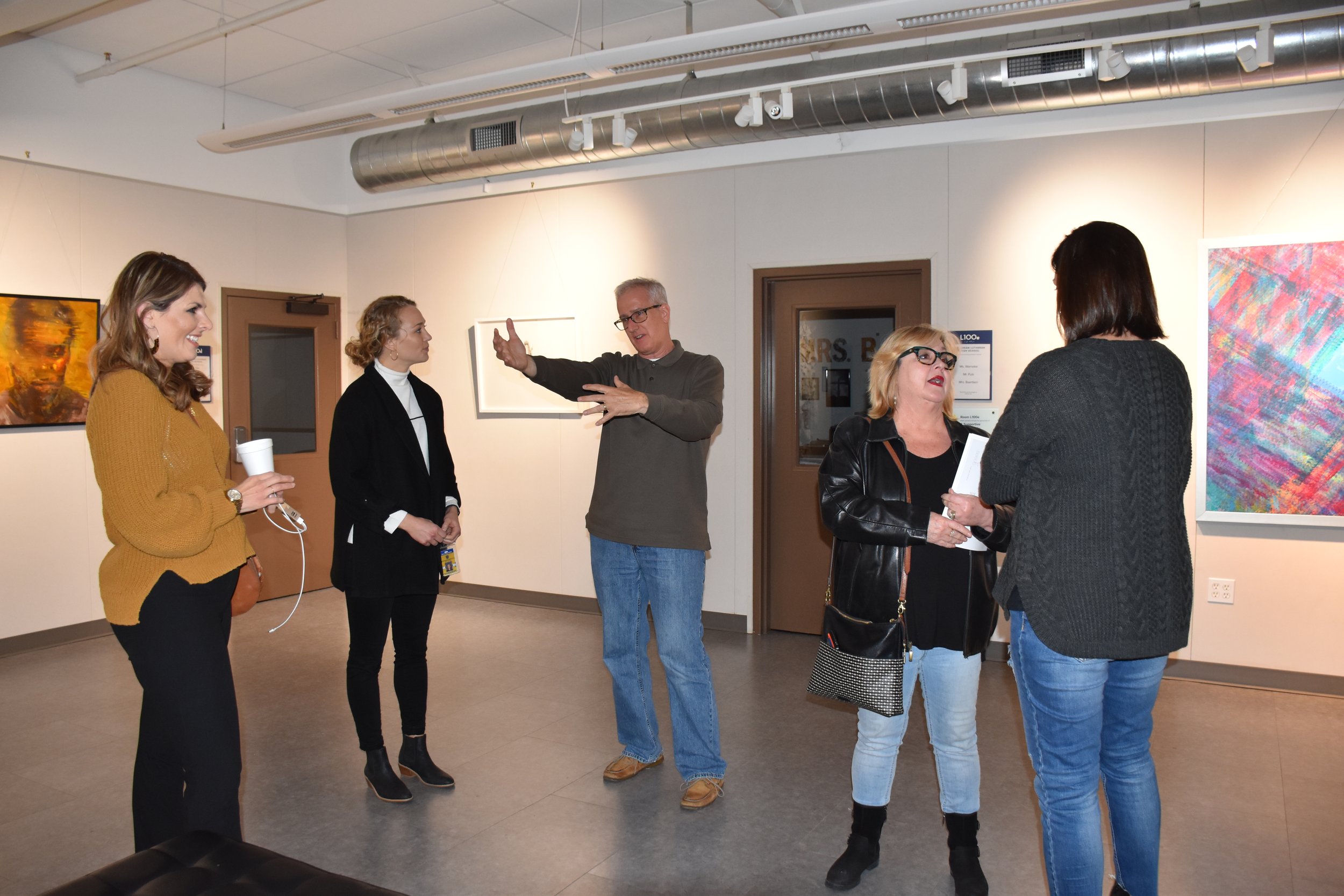 The exhibiting artists are: Leslie Caldera, Dennis Carrie, Kari Dunham, Rachael Hayes, Maria Fee, Tommy Hollenstein, Eric L Jones,  Larry McAdams, 