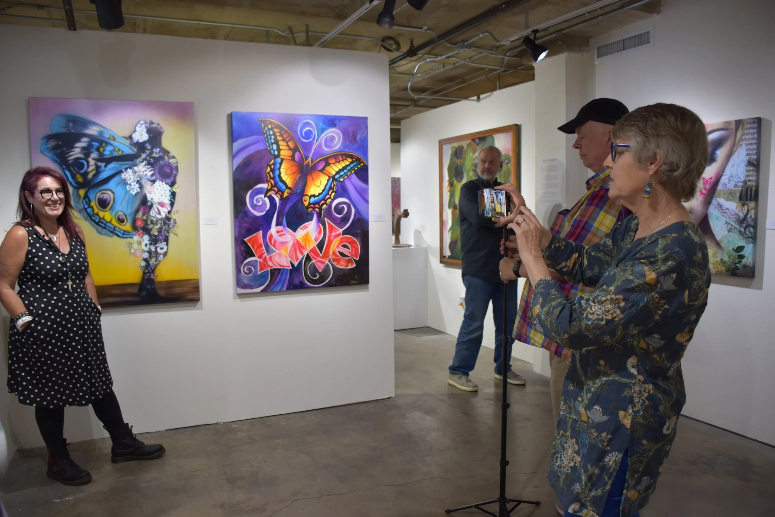 Filming at Gene Sasse's museum.