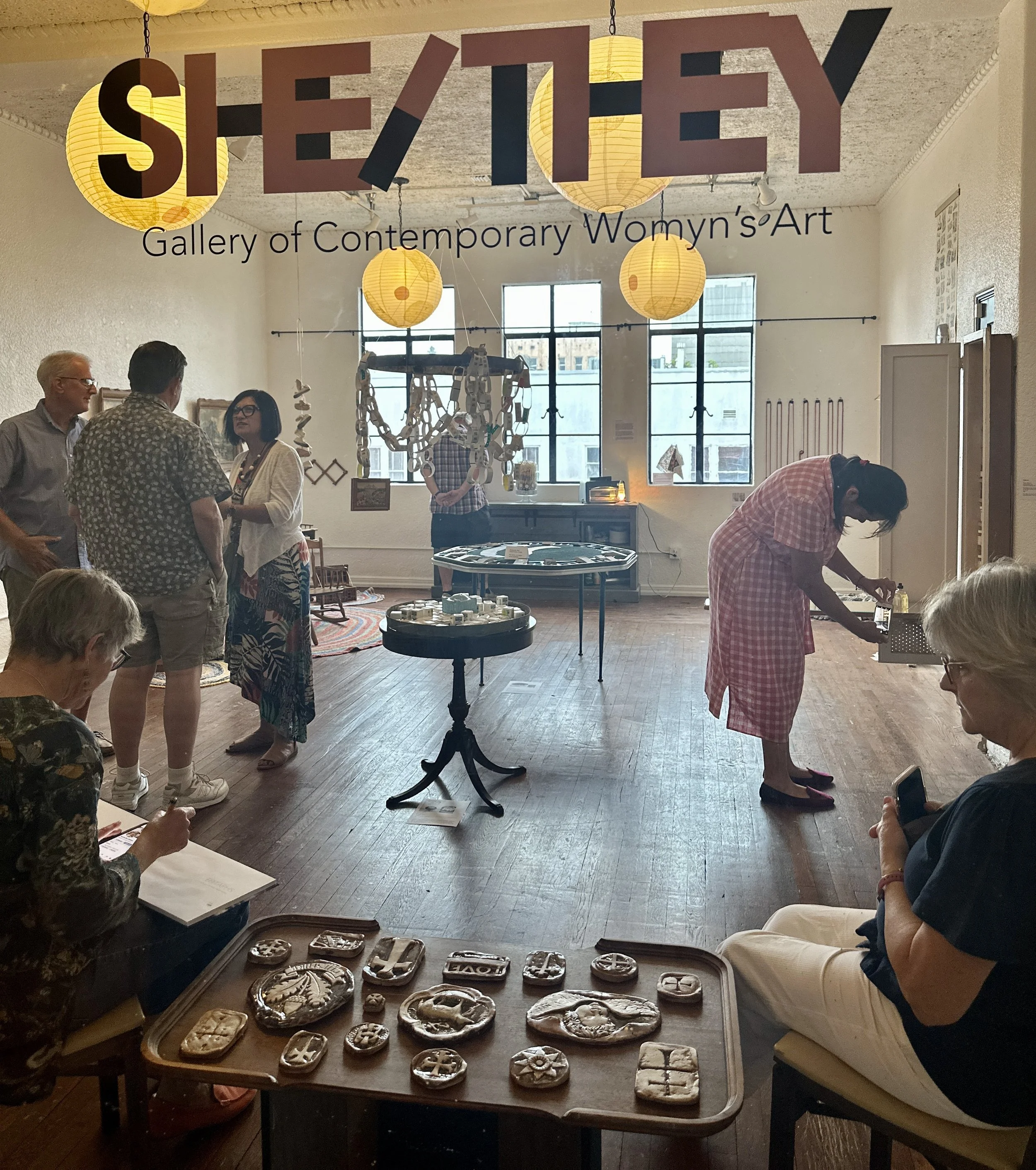 Seeds Youtube gives a walking tour of Denise's exhibit.