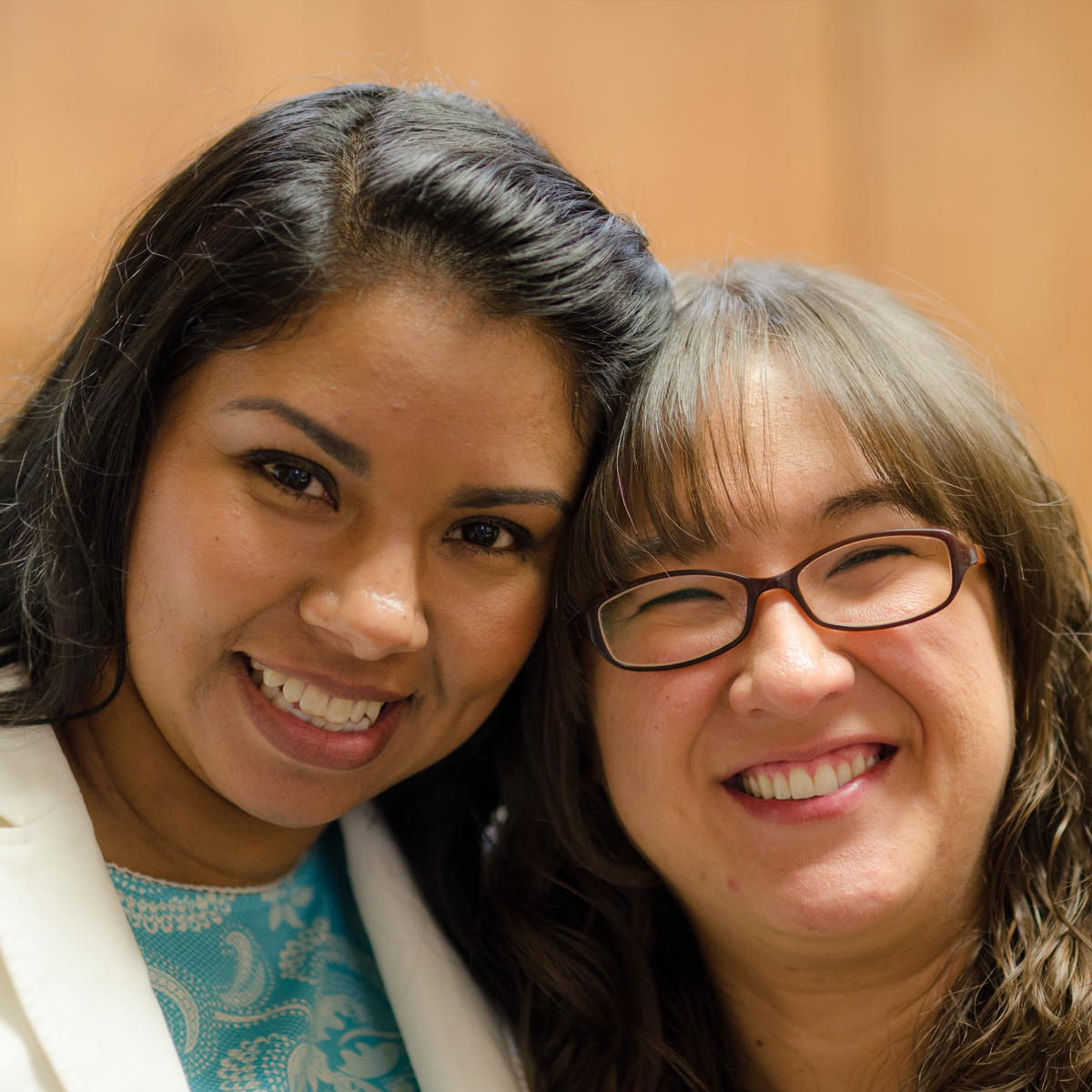 Rosa Hernandez and Lesley Fowler