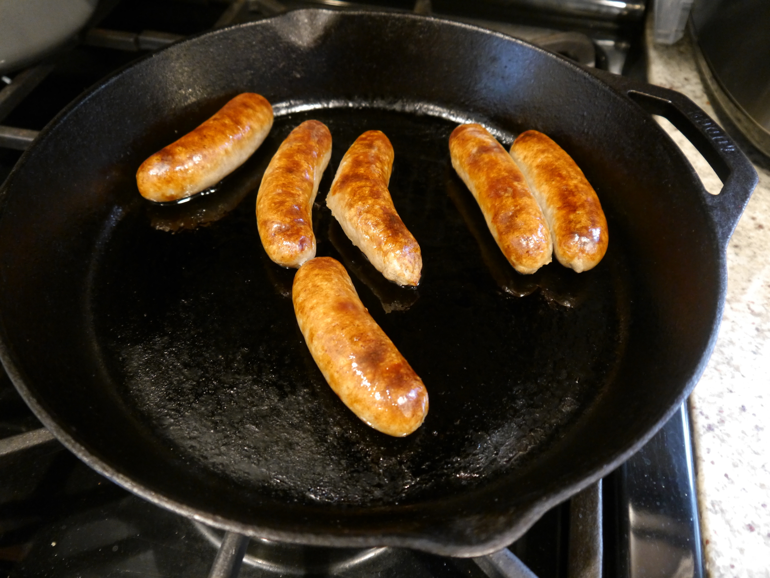 This is what they look like after 10 minutes under the broiler.