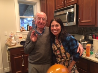 Thank goodness for this guy, my father-in-law, AKA master meat carver. 