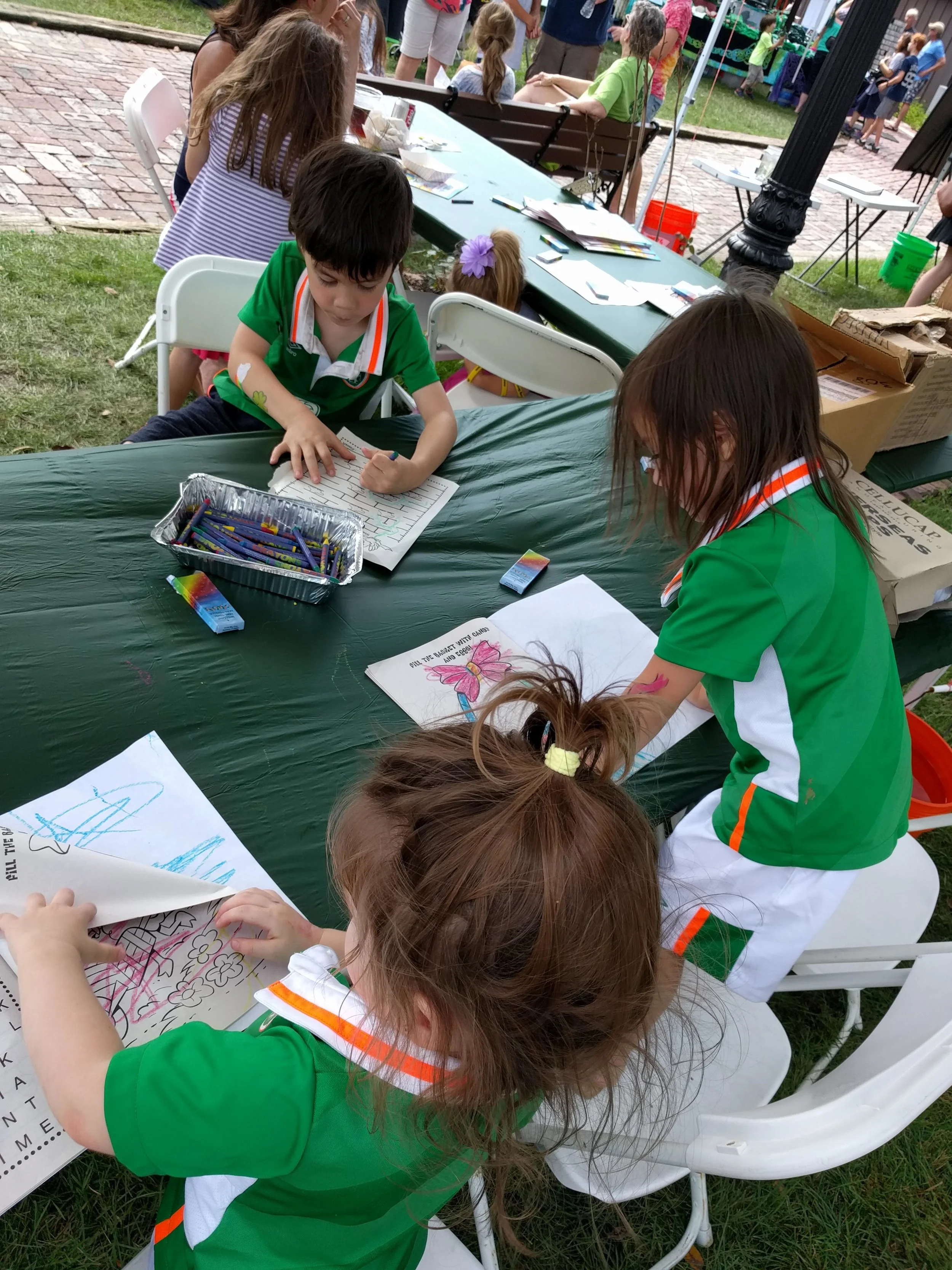 Coloring too! 