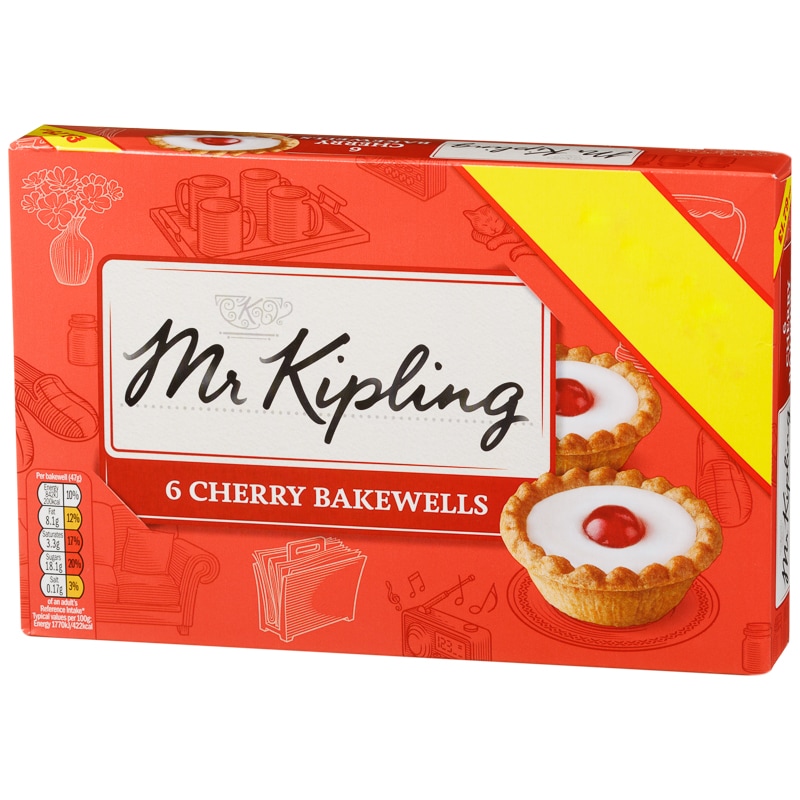 The Irish BoutiqueMr Kipling's Cherry Bakewells