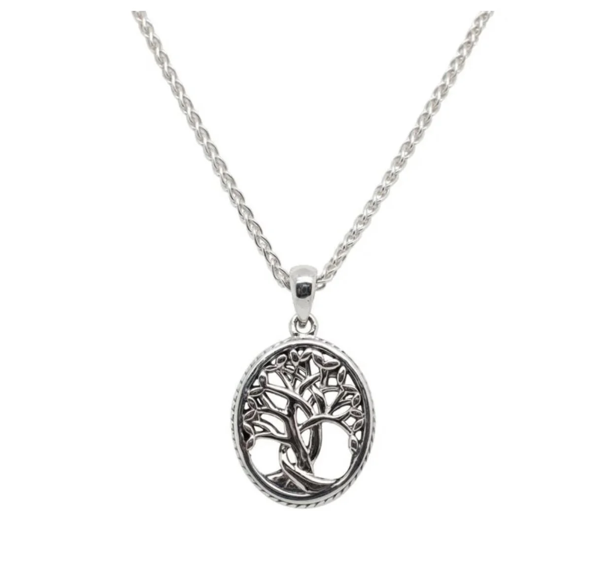 The Irish Boutique Petite Silver Tree of Life Pendant