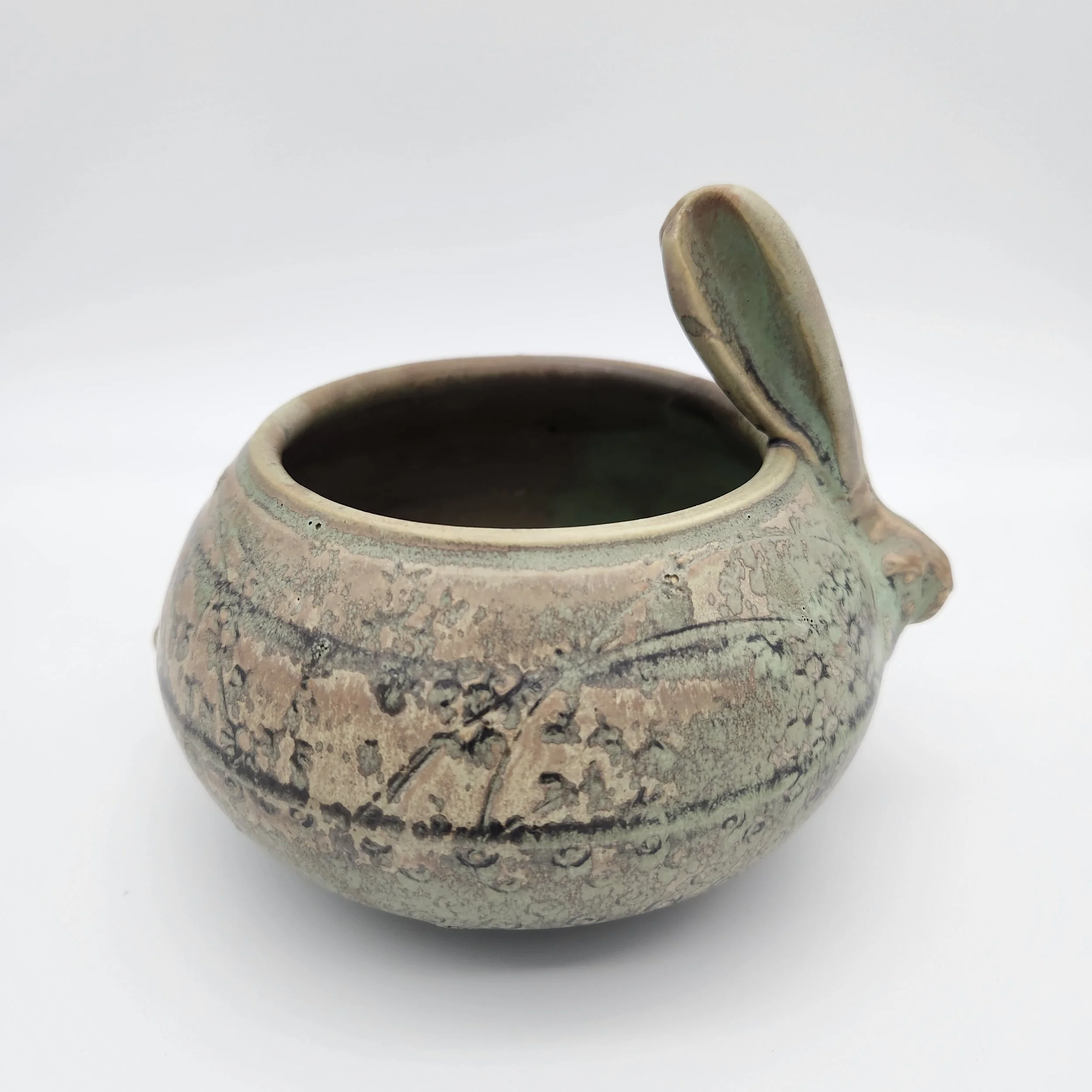 rabbit effigy bowl