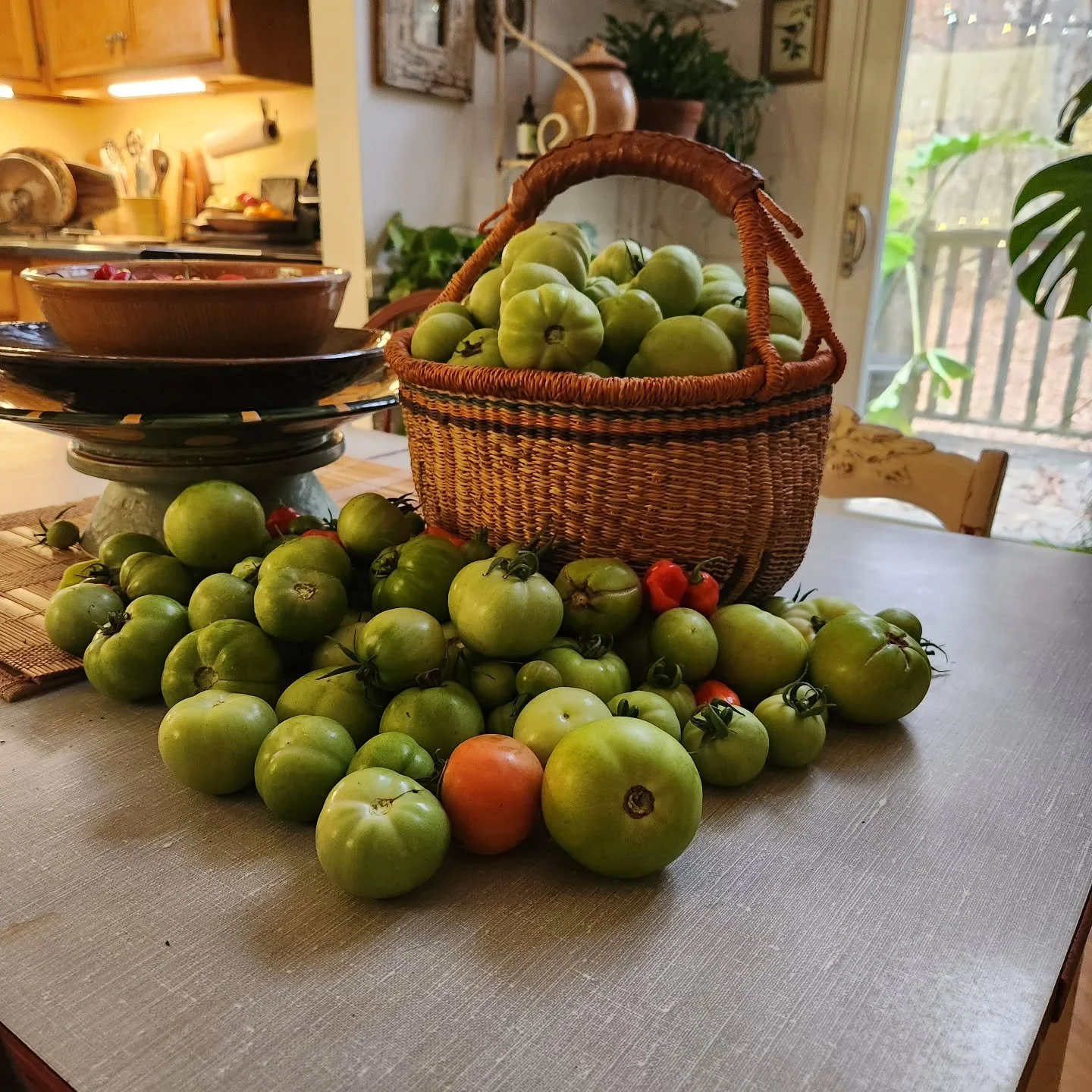 Pulling everything in that'snot in the greenhouse