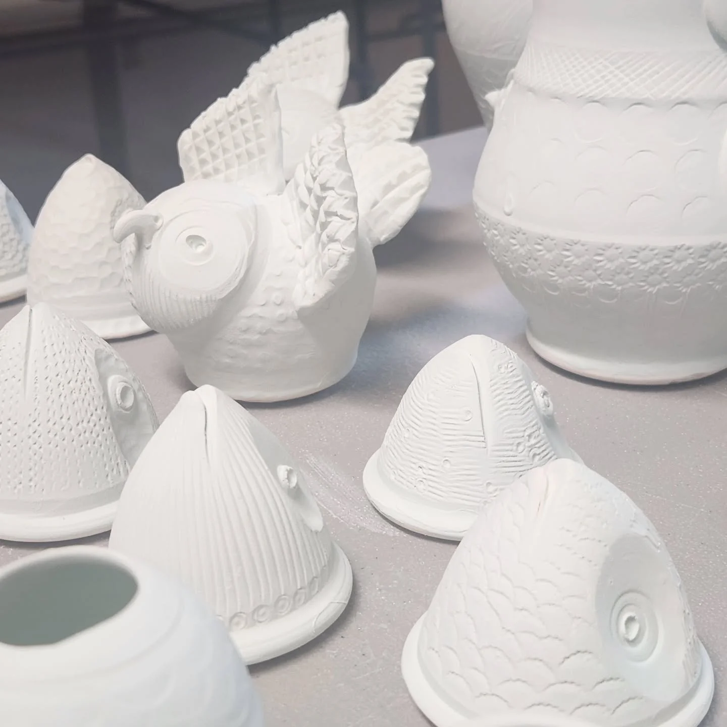 Glazing heads for Marshall Handmade Market