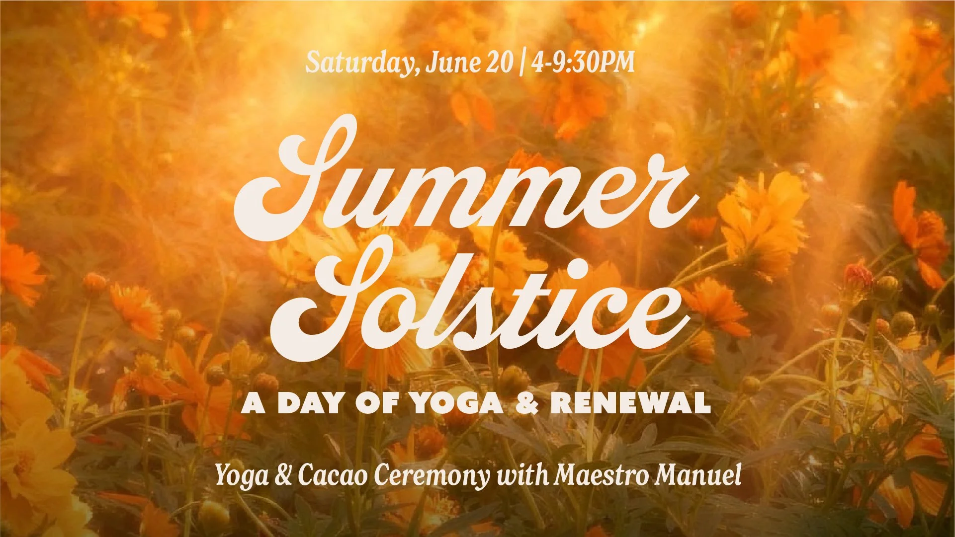 Summer Solstice: A Day of Yoga &amp; Renewal
