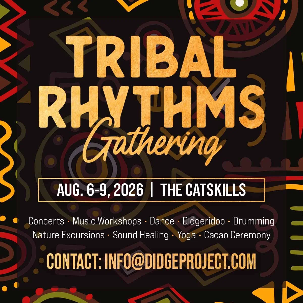 Tribal Rhythms Gathering 2026, single-day registration