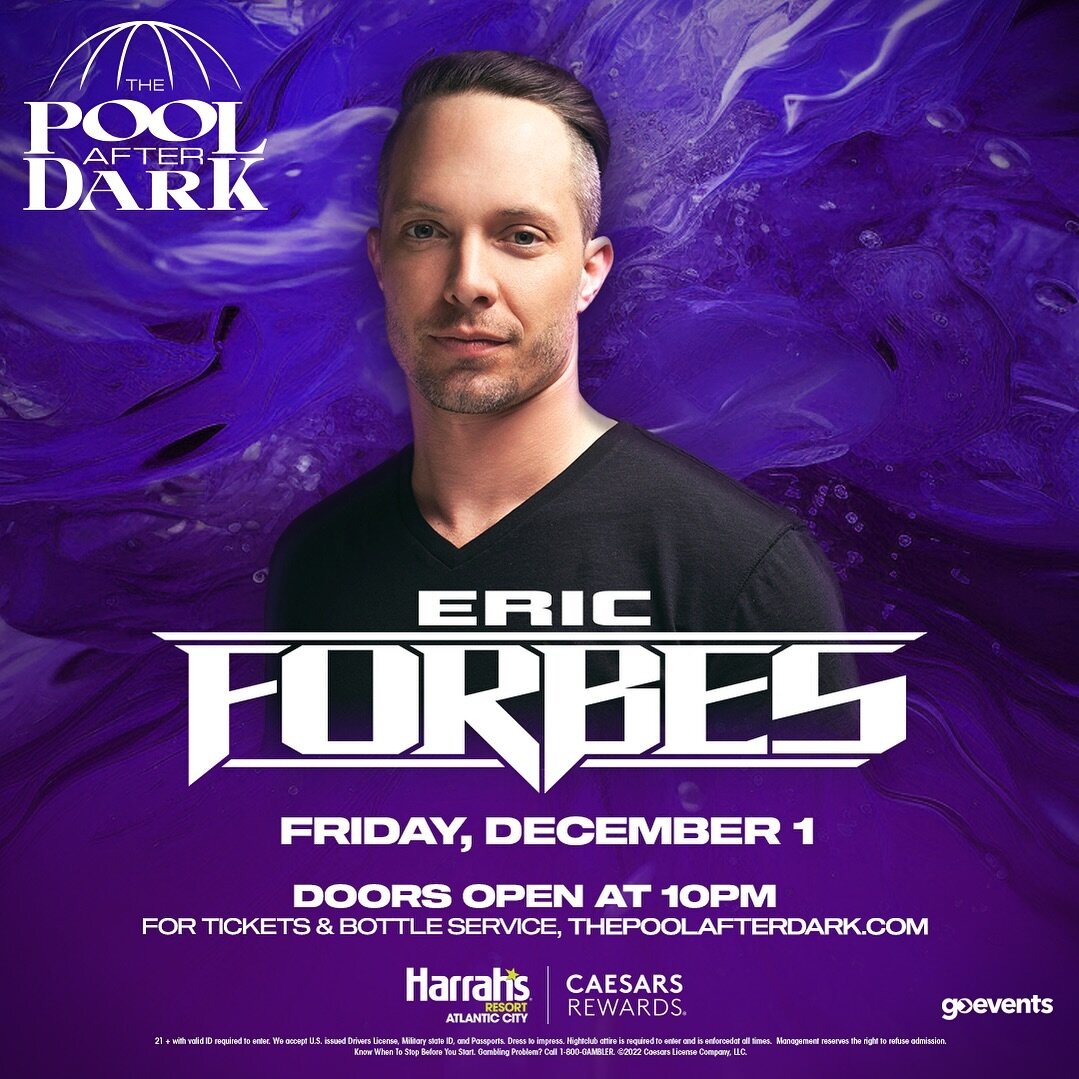 Atlantic City this Friday! Catch me @poolafterdark @harrahspoolac Dec 1st. 🙌🎧 #poolafterdark #newjersey #harrahsatlanticcity