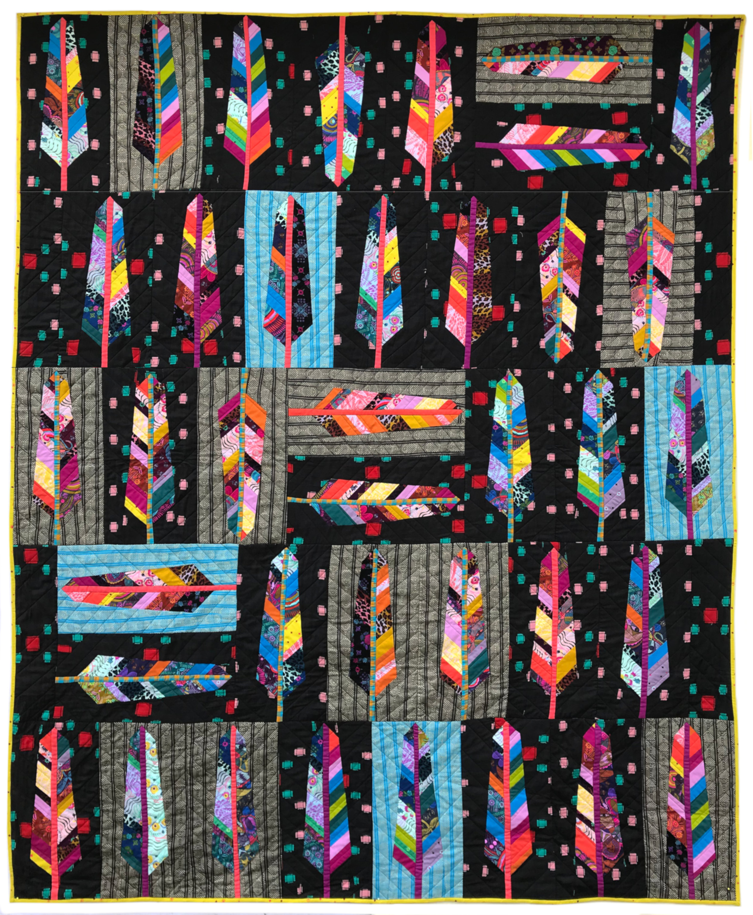 feather quilts