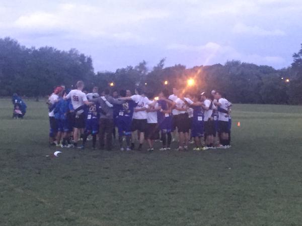 Post-game spirit circle