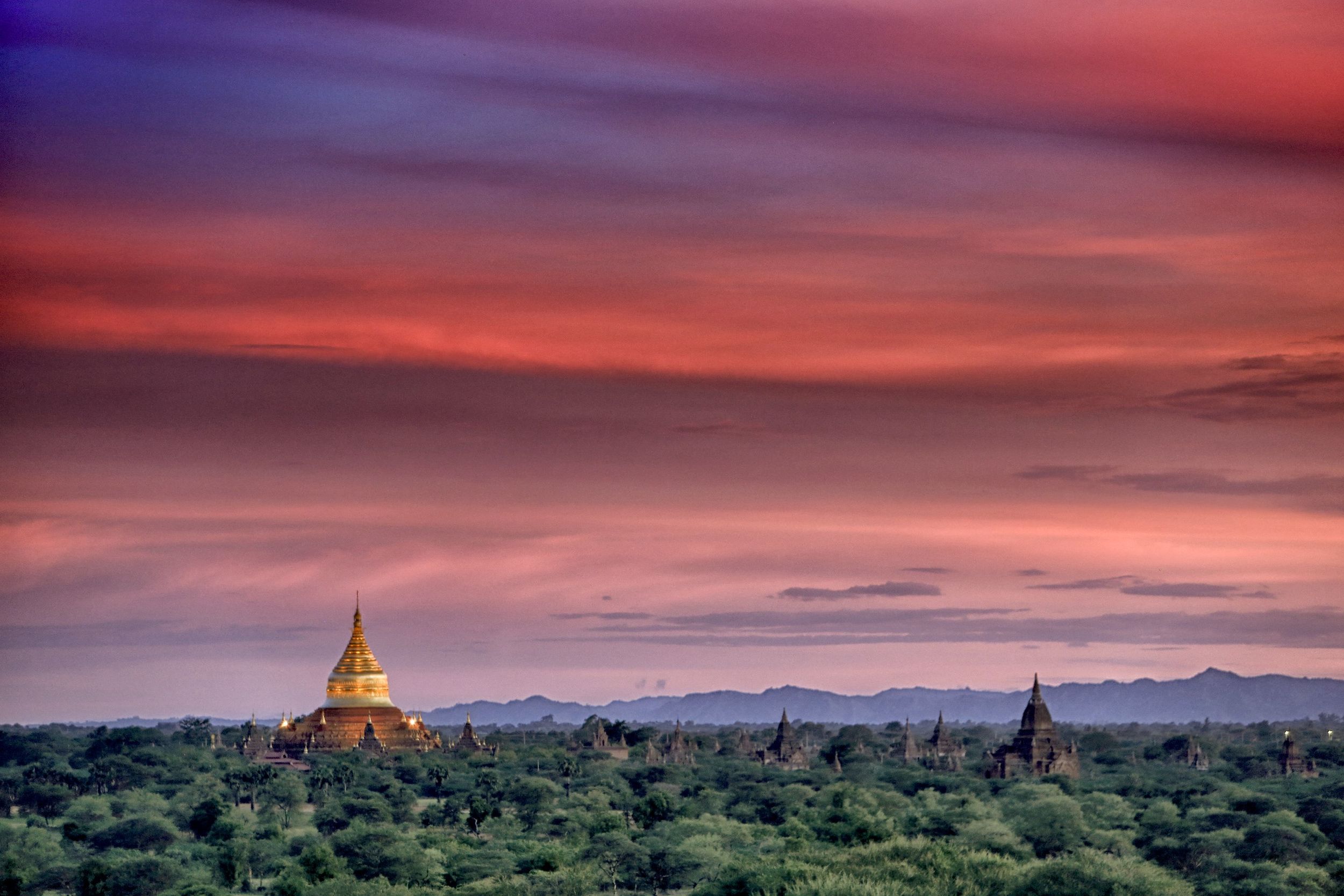 Sunset Bagan, Myanmar, 2016