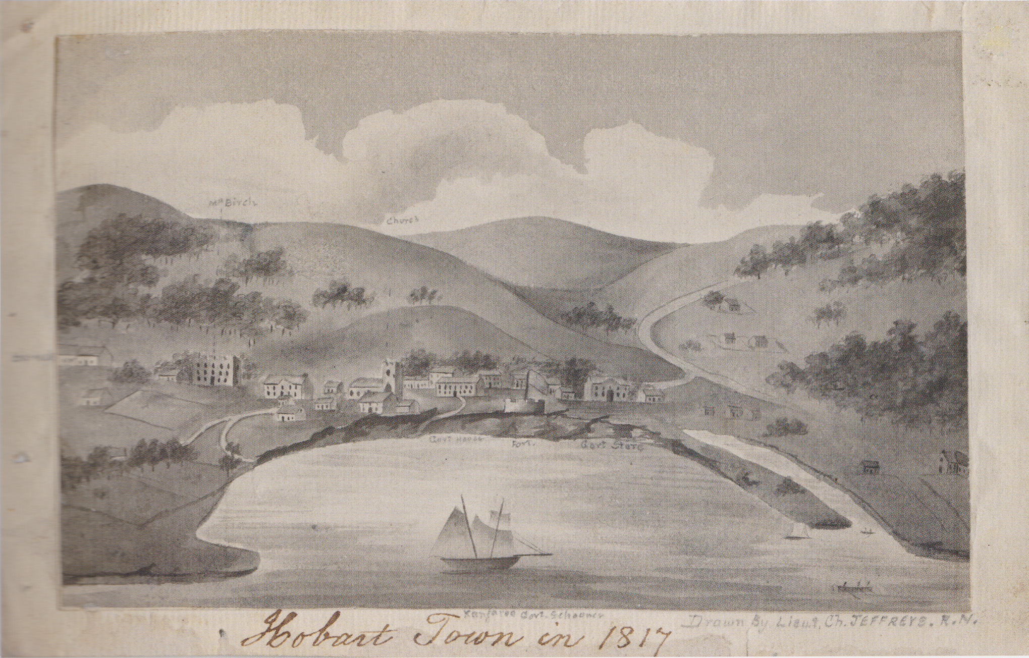 Hobart Town in 1817 – Charles Jeffreys