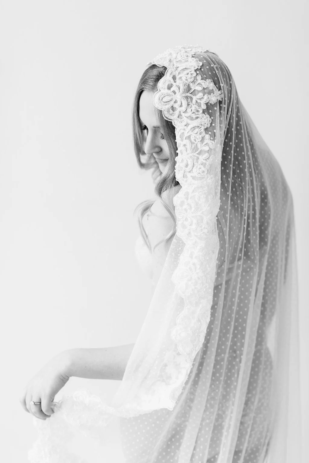 LACE VEILS + A GORGEOUS MODEL