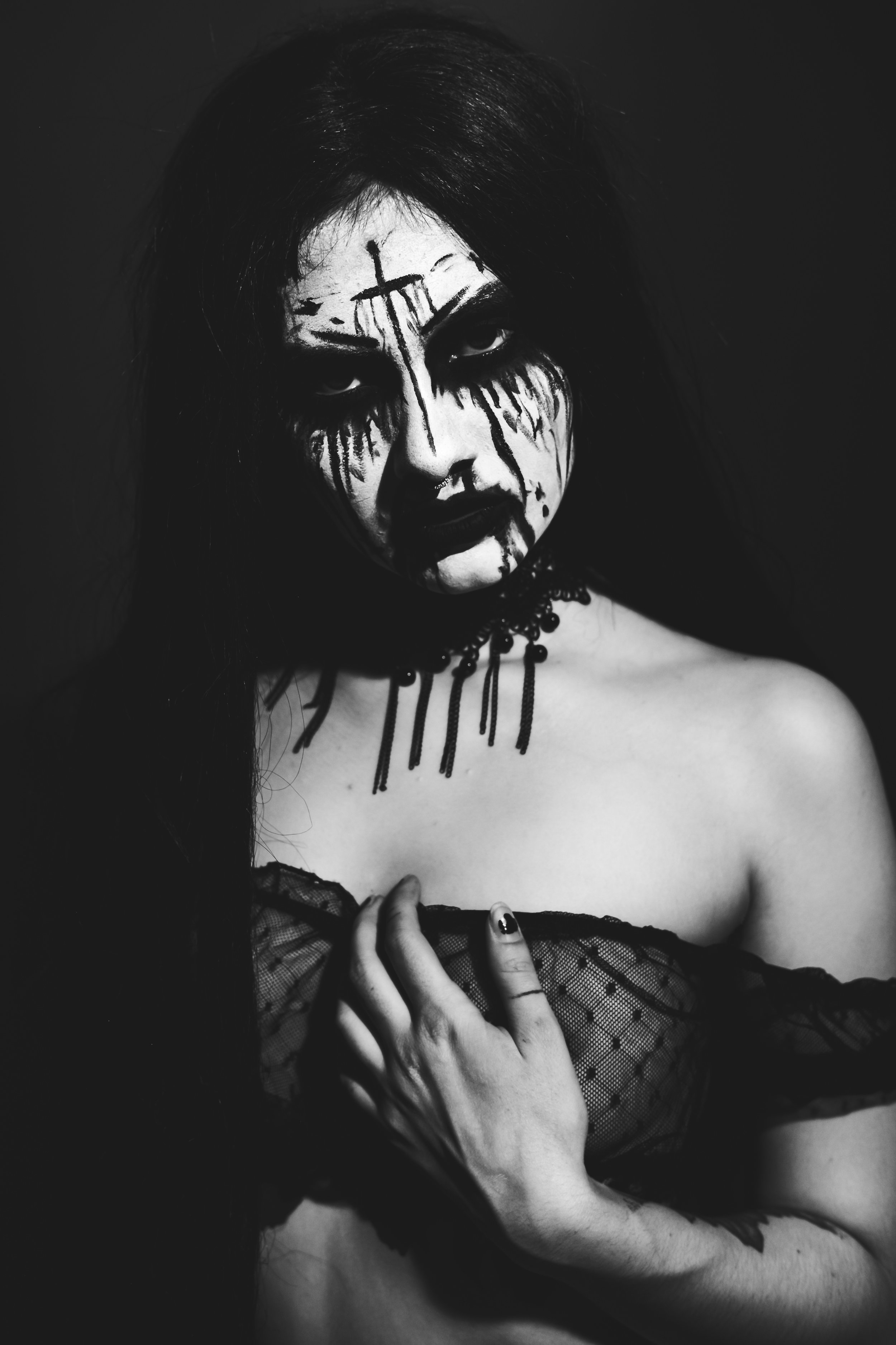 Corpse Paint  Black metal art, Black metal girl, Black metal