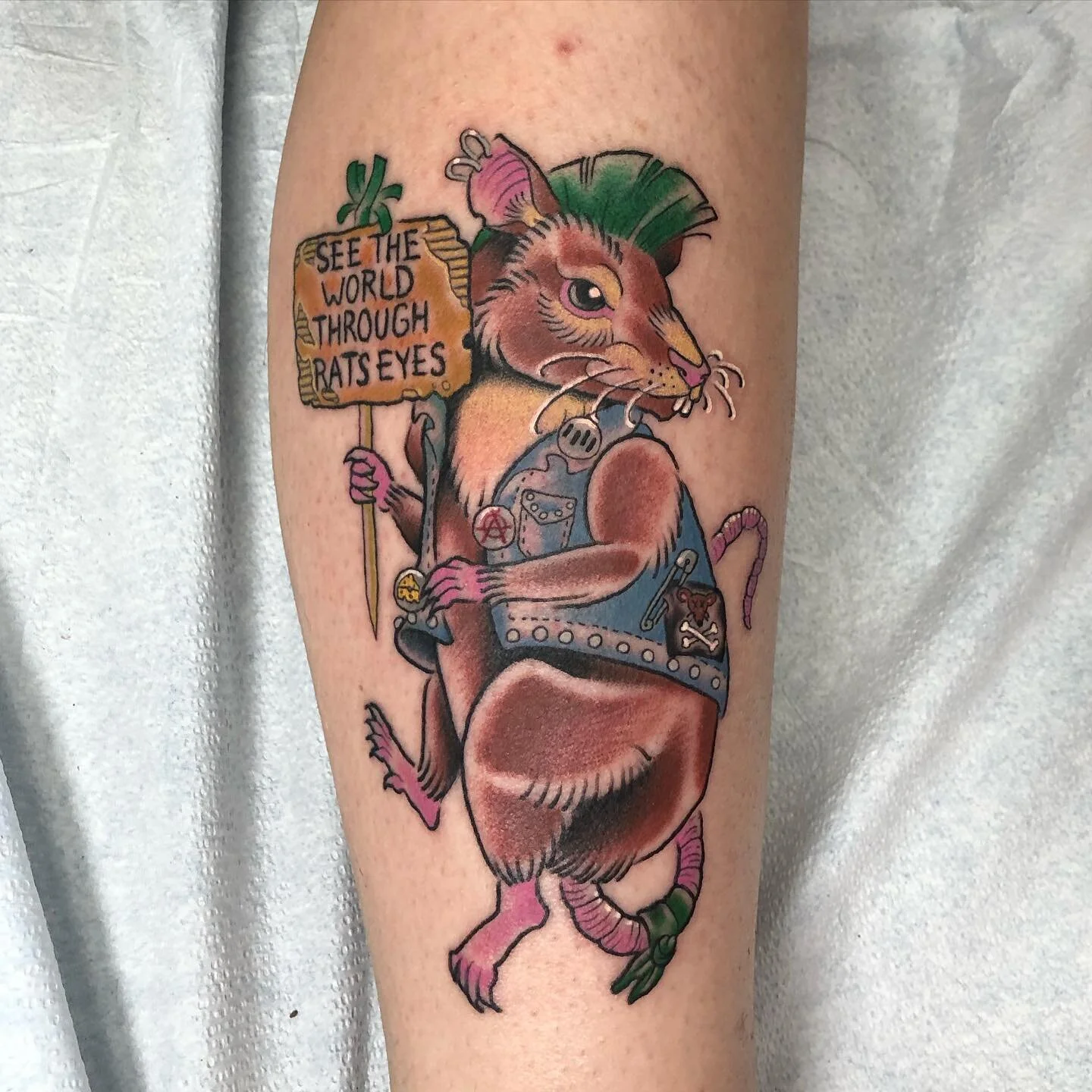 Super fun punk rock rat i got to do. Bring me all your weird ideas!