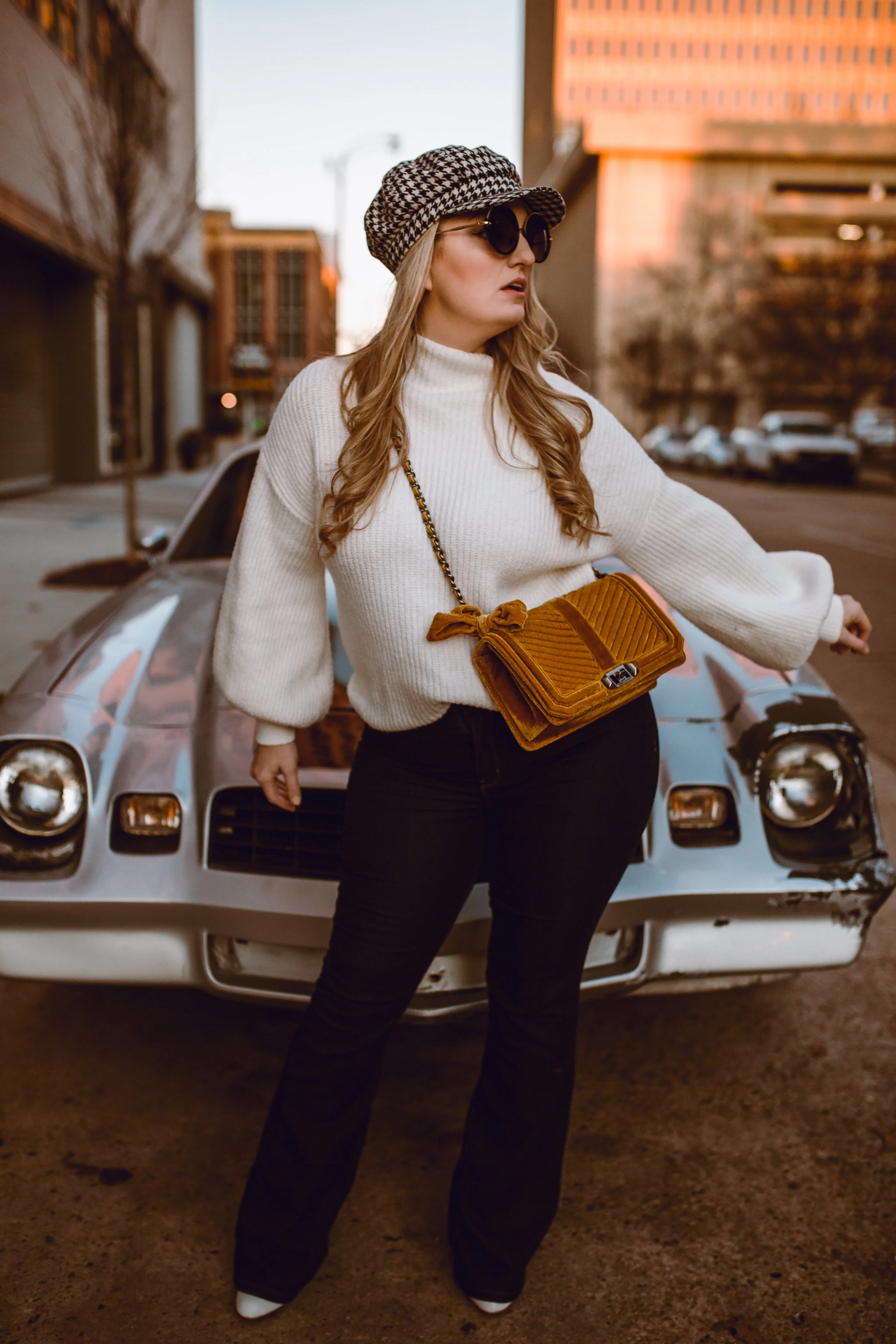 retro inspired 70's mod outfit