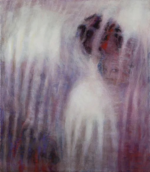 Bracha L. Ettinger, EURYDICE, THE GRACES, PERSEPHONE. 50 × 43.5 cm, oil on canvas, 2006–2012. © Courtesy of Bracha L. Ettinger Studio