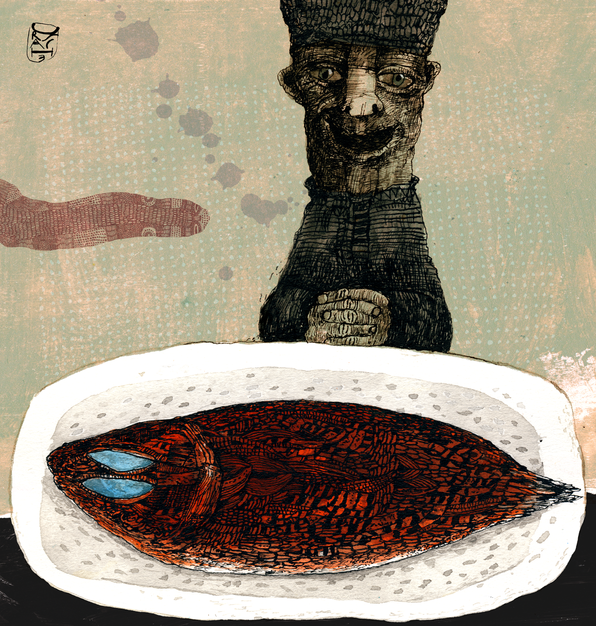 Big Fish with Blue Eyes by Daniel Ursache