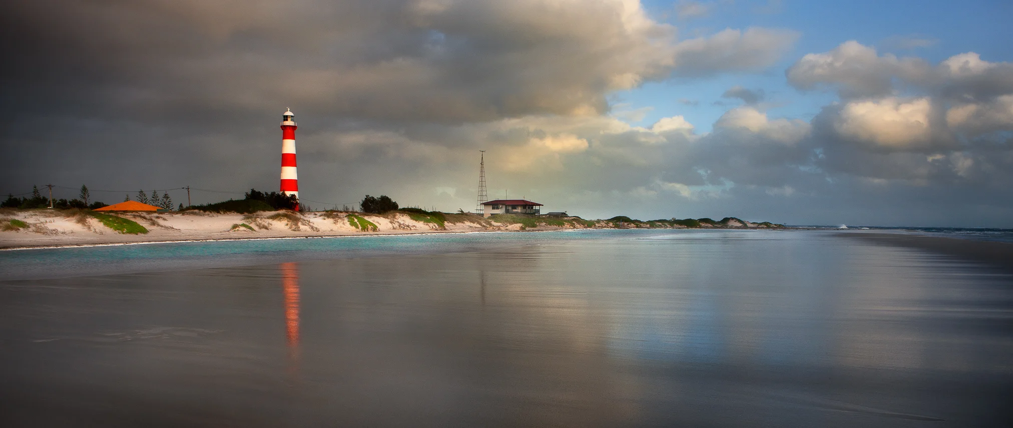 Point Moore Lighthouse Reflections in Colour