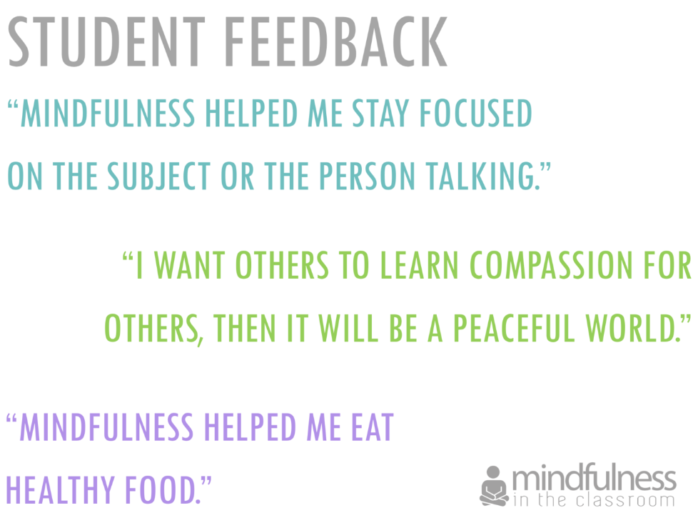 Mindfulness In The Classroom Testimonial