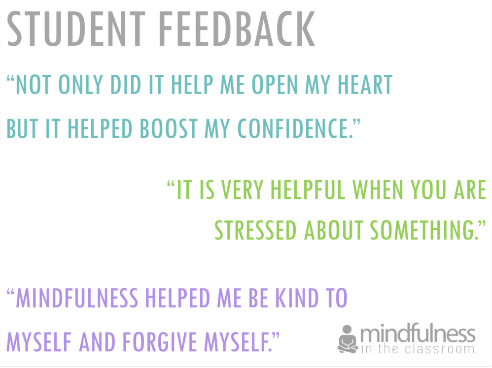 Mindfulness In The Classroom Testimonial