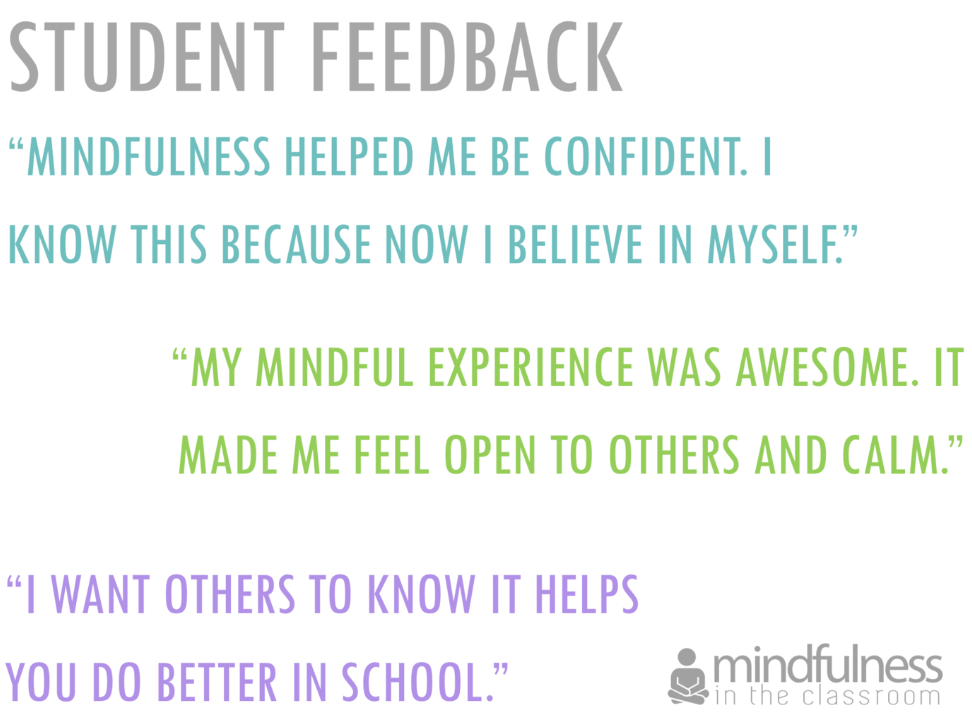 Mindfulness In The Classroom Testimonial