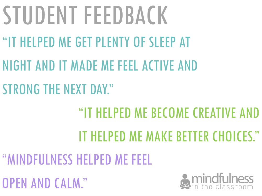 Mindfulness In The Classroom Testimonial