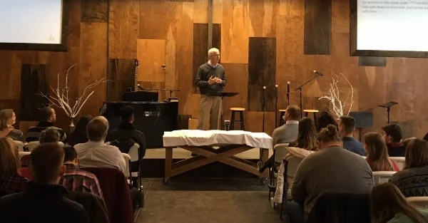 Gabor preaching in KC. Title "On the Other Side of Your Fears" from Mk 4:35-41. You can read that message here.
