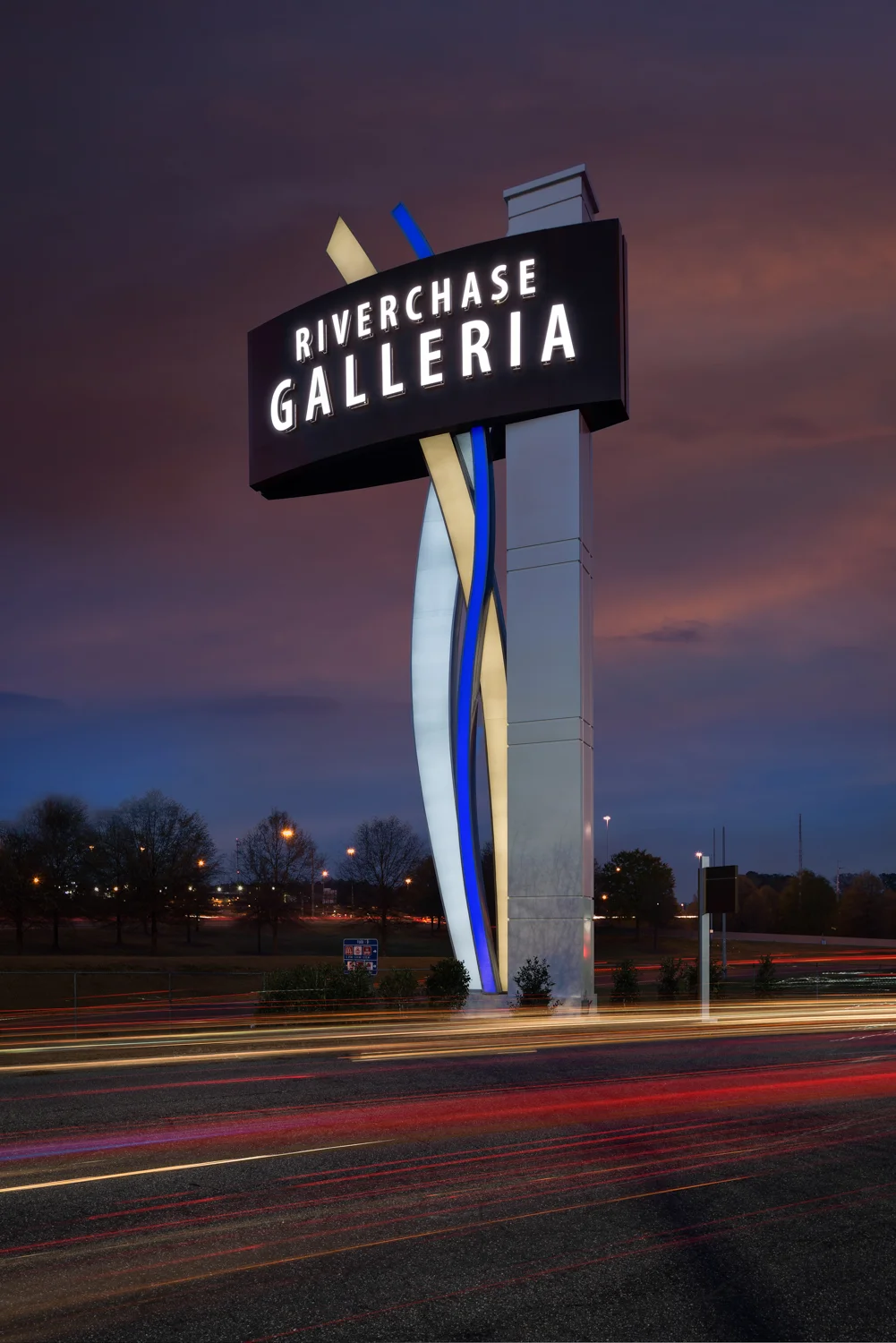 Galleria Signs Hoover, AL Architectural Photographer — Tommy Daspit Photographer