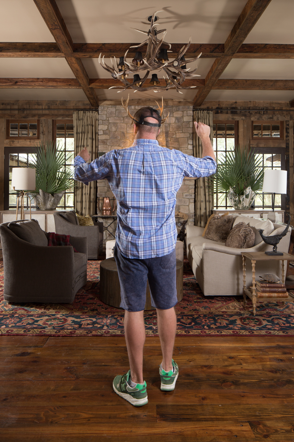 I had a little fun with Chris as he was orchestrating the shot!
