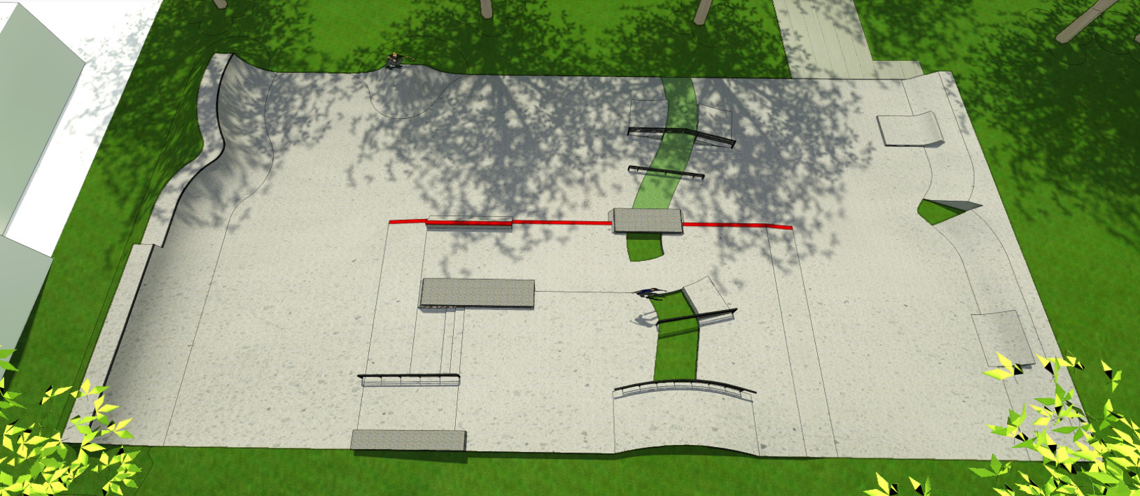 Conceptontwerp skatepark Nunspeet