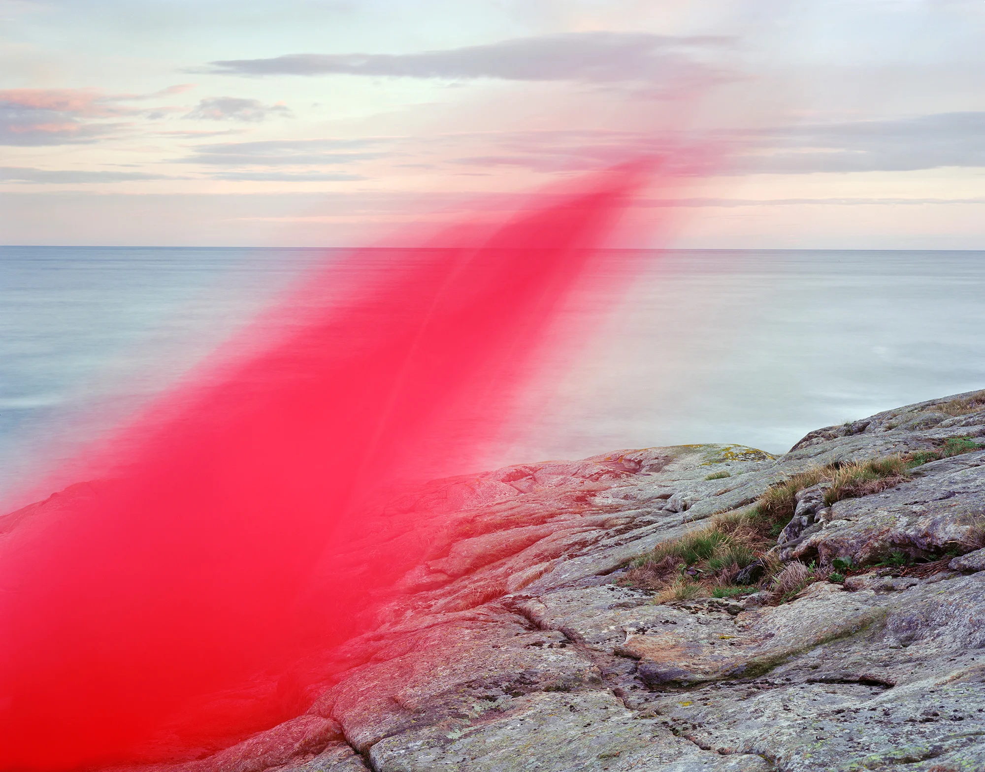 String, cloth, kite and anchor #02 2014 C-print, analog 1/18