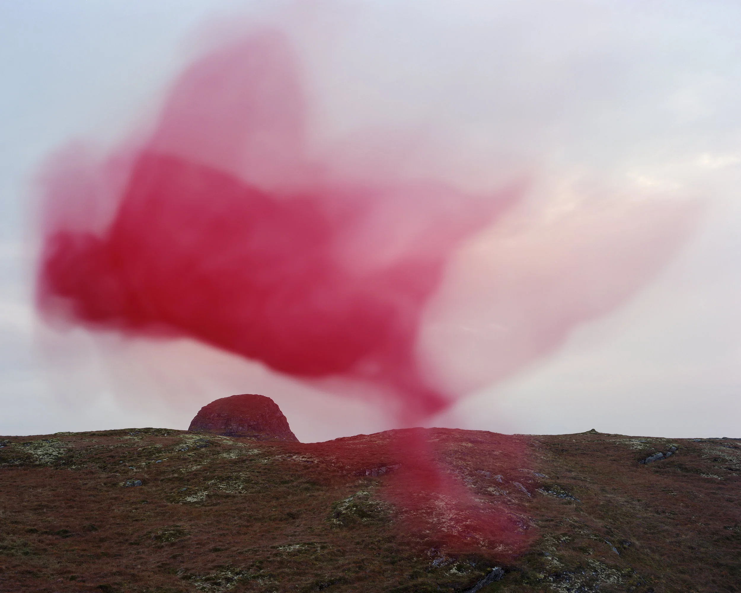 Red Rain Poncho #012016Analog C-print125 x 1001/8