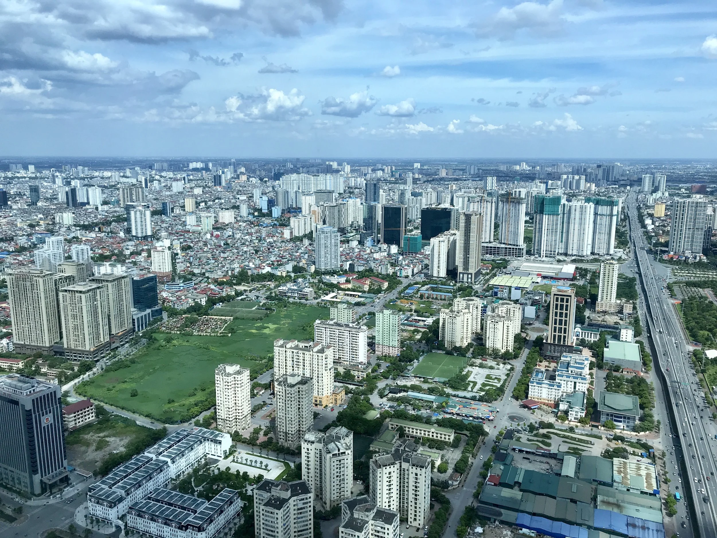 Hanoi, the capital of Vietnam, bursts with economic progress.