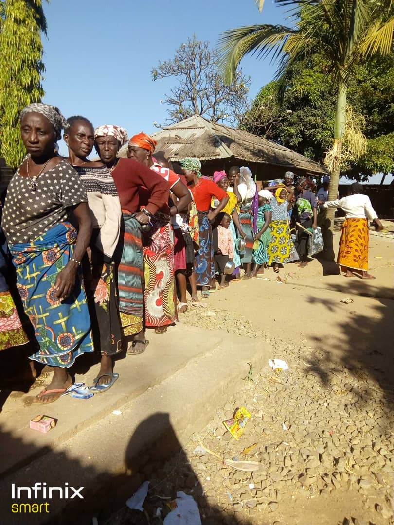 Refugee women in north-central Nigeria line up for grain rations. Extremist groups with ties to ISIS have pursued a genocide against the sparse Christian communities in northern Nigeria. Thousands have fled the violence. Our team in Nigeria visited the refugee communities to conduct a needs assessment in preparation for outreach projects later in 2019.