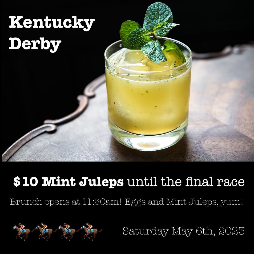 🍳 Brunch, Kentucky Derby, and $10 Mint Juleps - sounds like a perfect Saturday! Join us at Harding's starting at 11:30 AM tomorrow for all the fun. 🏇 #DerbyBrunch #DerbyDay