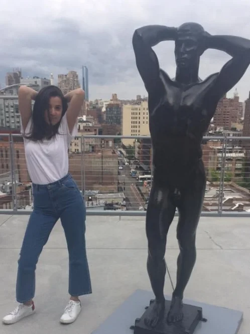 Me and my friend at the Whitney 