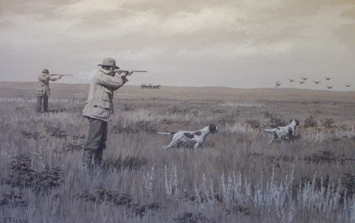 Arthur Burdett Frost (1851-1928) Taking Toll of the Covey