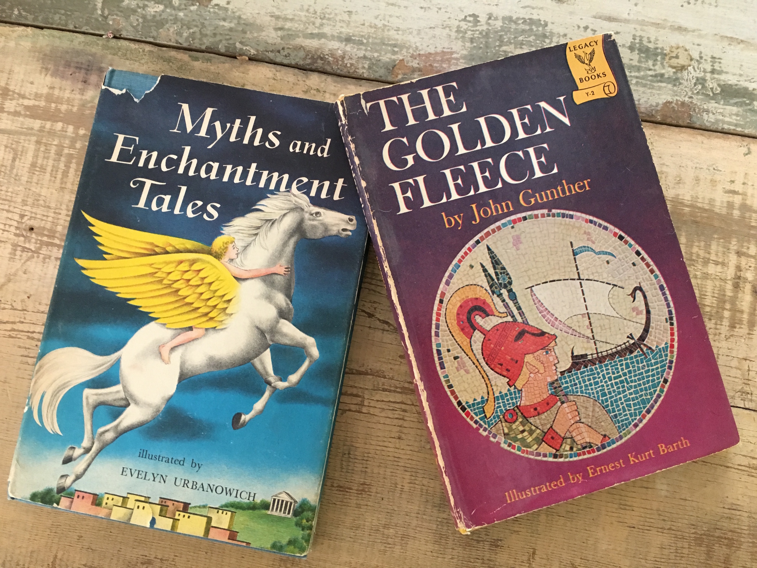 When I was 10, I received these two books, birthday gifts from my parents.