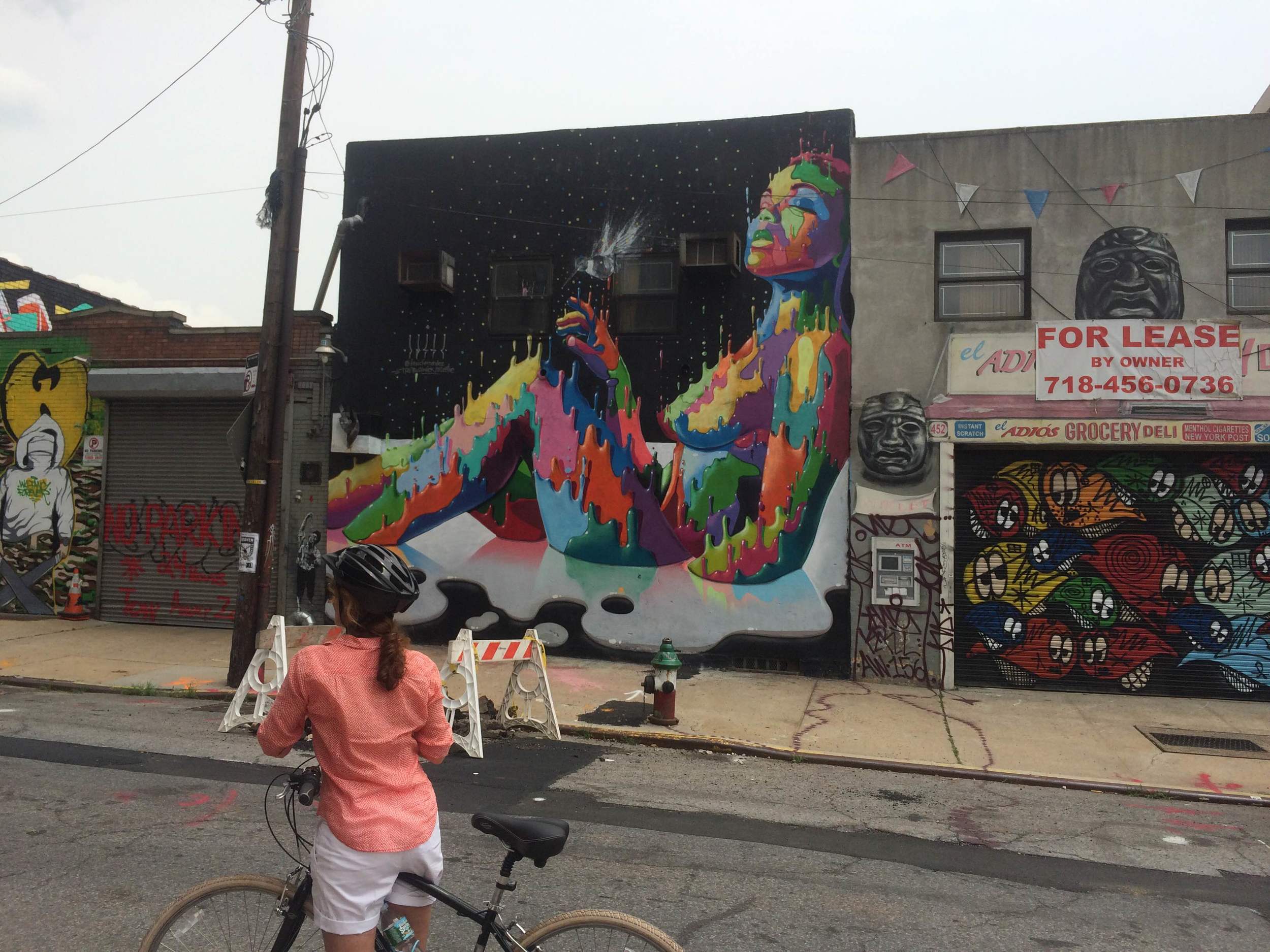 Enjoying North Brooklyn's street art
