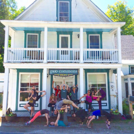 Good Commons Plymouth Vermont, Sarah Diedrick retreat group, Vermont yoga retreat Sarah Diedrick