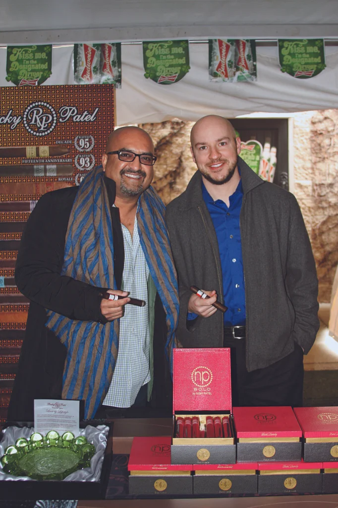 The Rocky Patel Premium Cigars booth at 2014’s Cigar Tent Event.