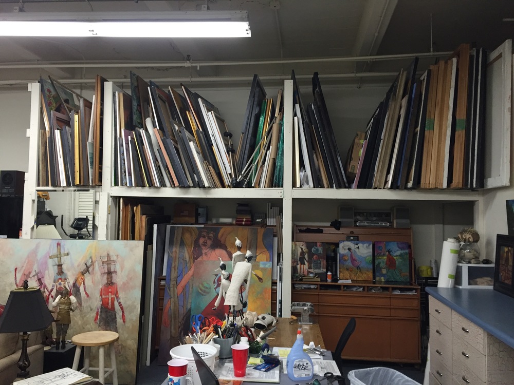  Storage for painting and files 
