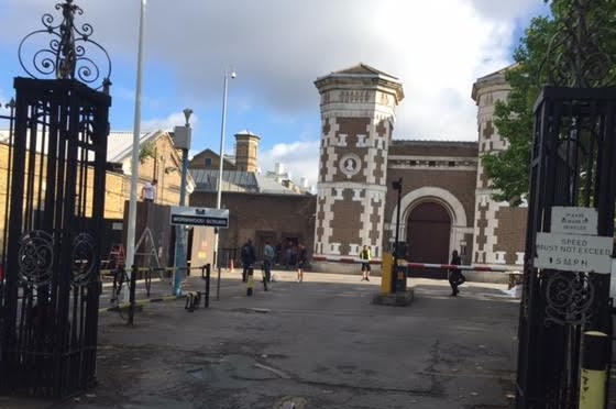 Carol Finlay visits HM Wormwood Scrubs Prison while in England for Reading in Prison Day